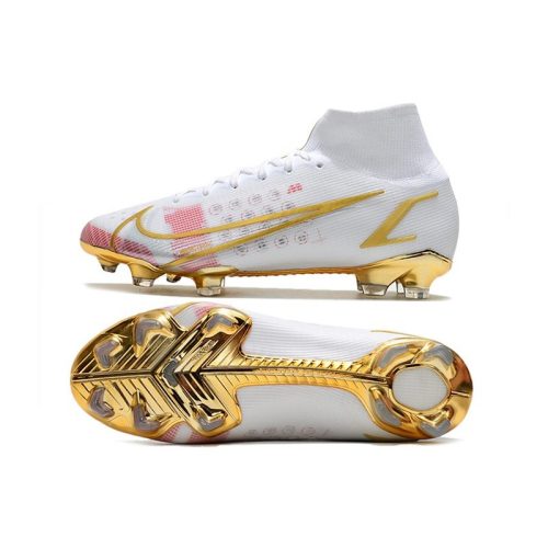 Nike Mercurial Superfly VIII Elite DF FG Blanco Rosado Rojo_3.jpg